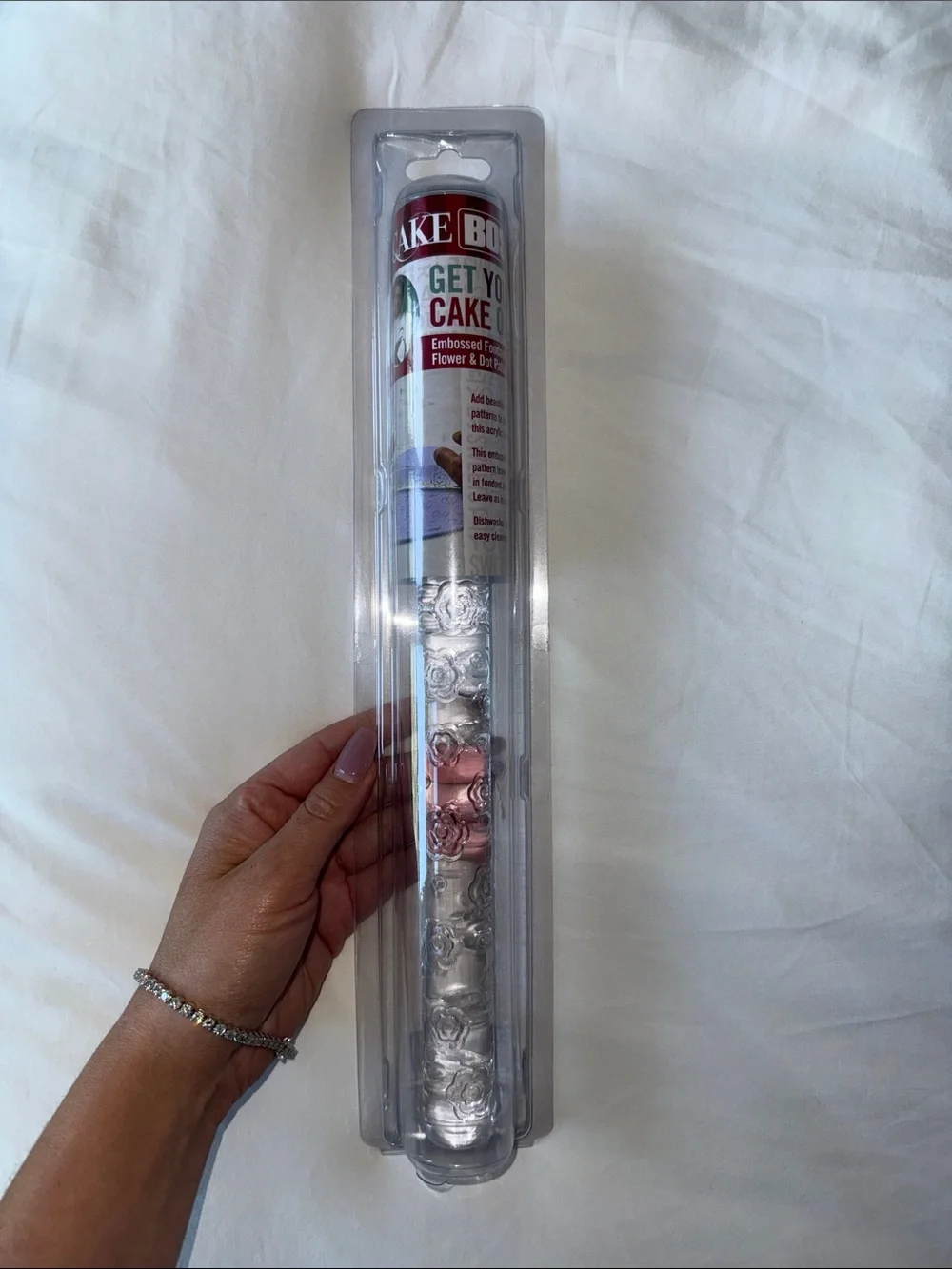 Get Your Cake Embossed Fondant Flower & Dot Roller